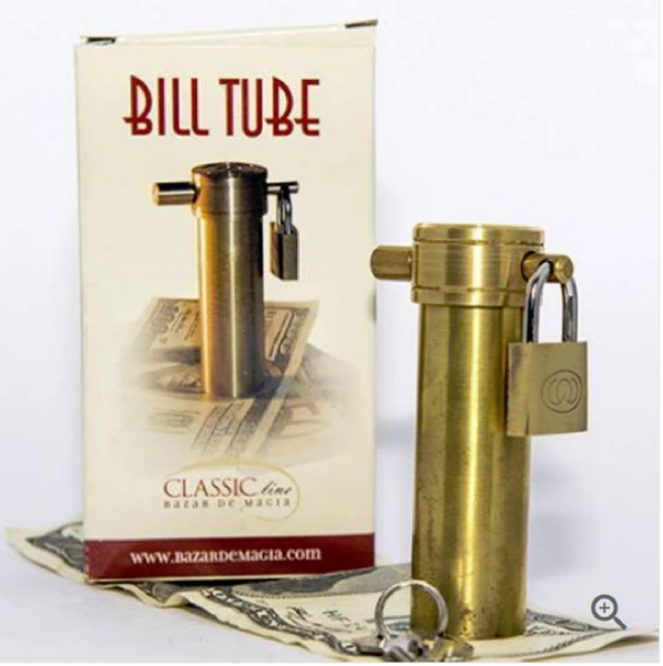 Bill Tube Bazar mit Geldschein-Verschwinde-Tuch